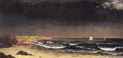 Martin Johnson Heade Approaching Storm Beach near Newport Spain oil painting artist